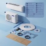 DELLA 12000 BTU Mini Split AC with WiFi