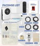 Mieligo 12V Mini Split Air Conditioner, 9500BTU