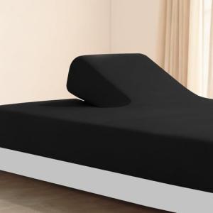 Split Top King Sheets Fitted Only for Adjustable Bed, 34 Inches Top Split from Head King Bottom Sheets Compatible with Sleep Number Bed, Half Split King Bed Sheet with Deep Pocket up to 18"