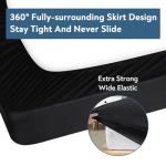 Split Top King Sheets Fitted Only for Adjustable Bed, 34 Inches Top Split from Head King Bottom Sheets Compatible with Sleep Number Bed, Half Split King Bed Sheet with Deep Pocket up to 18"