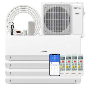 COSTWAY 30k Quad 4 Zone Mini Split AC