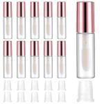 IANFAN 10 Pack Mini Lip Gloss Tubes with Brush