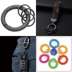 200pcs 12mm Mini Split Metal Key Ring Connectors