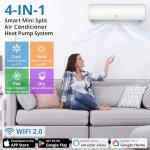 GarveeHome 9000 BTU Mini Split AC Heat Pump