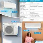 Daikin 24,000 BTU Dual Zone Mini Split AC Heat Pump