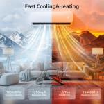 MEPTY 18000BTU Energy Efficient Mini Split AC