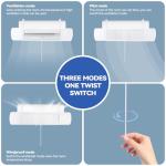 Adjustable Air Conditioner Deflector for Mini Splits