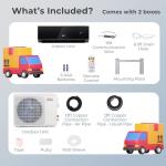COSTWAY 12000 BTU Smart Mini Split AC Heater