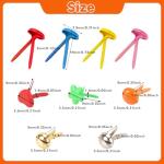 14 Color Mini Metal Brass Brads for Crafts