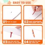 14 Color Mini Metal Brass Brads for Crafts