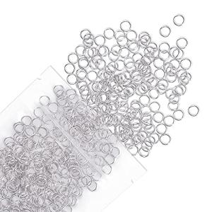 Uniclife 6mm Metal Split Jump Rings - 500 PCS