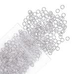 Uniclife 6mm Metal Split Jump Rings - 500 PCS
