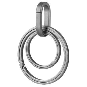 Versatile Titanium Key Ring for Everyday Carry