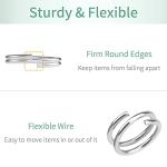 Uniclife 6mm Metal Split Jump Rings - 500 PCS