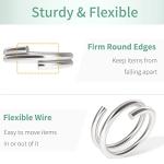 Pawfly 100 Pack Mini Split Jump Rings