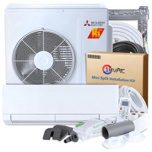 Mitsubishi 18000 BTU Hyper-Heating Mini Split System