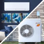 Mitsubishi 18000 BTU Hyper-Heating Mini Split System