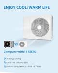 24000 BTU Dual Zone Mini Split AC System