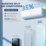 Garvee 27K BTU Tri Zone Mini Split AC System