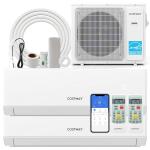 COSTWAY Dual Zone Mini Split AC Heat Pump