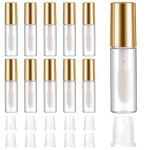 IANFAN 10 Pcs Mini Lip Gloss Bottles Set