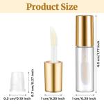 IANFAN 10 Pcs Mini Lip Gloss Bottles Set