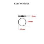 10mm Double Loop Mini Split Jump Rings - 200pcs