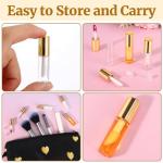 IANFAN 10 Pcs Mini Lip Gloss Bottles Set
