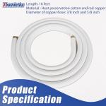 Thomletha 16FT Mini Split AC Connection Hose