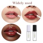 12 Clear Mini Lip Gloss Tubes with Brushes