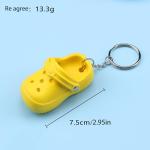 Pink Mini Hole Shoe Keychain Pendant Gift