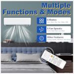 9000 BTU Mini Split AC System with Remote