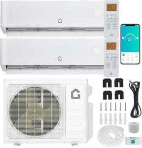 GarveeTech 20,000 BTU Dual-Zone Mini Split AC