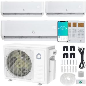 Garvee 28000 BTU Tri Zone Mini Split System