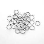 30pcs Stainless Steel Split Rings for Keychains
