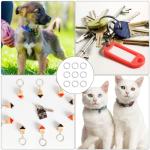 30pcs Stainless Steel Split Rings for Keychains