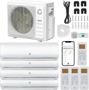 35K BTU 4 Zone Mini Split AC/Heat Pump