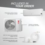 OLMO 18,000 BTU Ductless Mini Split Heat Pump