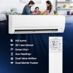 Mitsubishi 15,000 BTU Hyper-Heating Mini Split System