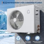 12,000 BTU Ductless Mini Split Air Conditioner with Heat Pump - 115V, 19 SEER2 High Efficiency, Cools & Heats Rooms Up to 750 Sq Ft, Includes Pre-Charged Condenser, Installation Kit and Remote Control