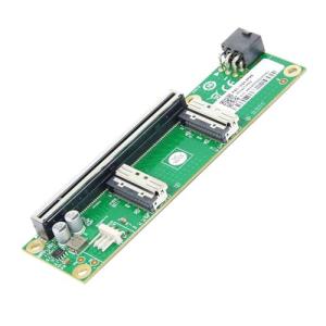 cablecc 2 Port 74Pin PCI-E 16X to PCI-E 5.0 MCIO 8i SFF-TA-1016 Adapter Mini Cool Edge IO Female PCI Expansion Card Adapter with 6Pin GPU Power Port for Expansion Graphics