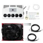 Universal Split Truck Cab 12V AC Unit RV Air Conditioner Mini 11000BTU Electric RV Truck Air Conditioner Camper A/C Unit, Only Cooling for Trailer, Vans, RVs, Vans, Motorhome, Fast Cooling