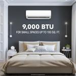 Perfect Aire 9,000 230V Indoor Unit – Single-Zone Mini-Split Wall Mount, Heat Pump (Not a Complete System)