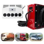 Universal Split Truck Cab 12V AC Unit RV Air Conditioner Mini 11000BTU Electric RV Truck Air Conditioner Camper A/C Unit, Only Cooling for Trailer, Vans, RVs, Vans, Motorhome, Fast Cooling