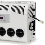 Universal Split Truck Cab 12V AC Unit RV Air Conditioner Mini 11000BTU Electric RV Truck Air Conditioner Camper A/C Unit, Only Cooling for Trailer, Vans, RVs, Vans, Motorhome, Fast Cooling