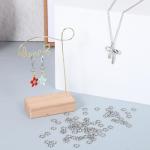 100 Pcs 6mm Mini Split Rings, Small Keyring Loop Double Loops Opean Jump Rings for Jewelry Making Stainless Steel Metal Ring Connectors for Necklaces Bracelets Earrings Crafts DIY Crafts (Silver)