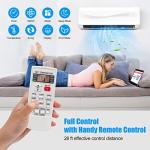 RELAX4LIFE Mini Split Ac/Heating System, 12000 BTU Ductless Mini Split Air Conditioner w/Heat Pump, Remote Control, Cools Up to 750 Sq.Ft, Installation Kit, 17 SEER2 208-230V Inverter Split AC Unit