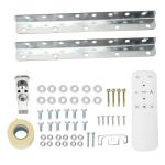 Universal Split Truck Cab 12V AC Unit RV Air Conditioner Mini 11000BTU Electric RV Truck Air Conditioner Camper A/C Unit, Only Cooling for Trailer, Vans, RVs, Vans, Motorhome, Fast Cooling