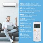Perfect Aire 9,000 230V Indoor Unit – Single-Zone Mini-Split Wall Mount, Heat Pump (Not a Complete System)