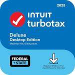 TurboTax Deluxe 2025 for Windows and Mac